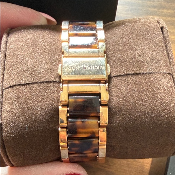 Michael Kors Rose Gold and Crystal Watch